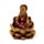 Set de Figuras Ganesh y Lakshmi Doradas Postura Lotus 