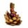 Set de Figuras Ganesh y Lakshmi Doradas Postura Lotus 