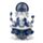 Figura Ganesh Blanca y Azul Conocimiento
