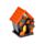 Casa Decorativa LED de Halloween Calabaza Truco o Trato Espeluznante