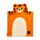 Poncho Toalla con Capucha El Tigre Alfie Adoramals Salvajes Adoramals