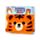Poncho Toalla con Capucha El Tigre Alfie Adoramals Salvajes Adoramals
