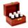 Caja de Madera de Mango para Aceites Esenciales Diseño 2 (Capacidad 6 Frascos)