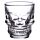 Set de 2 Vasos de Chupito de Cristal Calavera 60ml