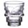 Set de 2 Vasos de Chupito de Cristal Calavera 60ml