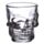 Set de 2 Vasos de Chupito de Cristal Calavera 60ml