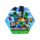 Puzzle de 130 Piezas con Forma de Minecraft 
