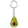 Set de 2 Llaveros con Forma 3D Kawaii Aguacate
