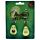 Set de 2 Llaveros con Forma 3D Kawaii Aguacate