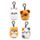 Llavero de Peluche Mini Squidglys Mascotas de Adoramals