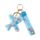 Llavero de PVC con charm Quirkeys Avión Arcoíris