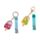 Llavero de PVC con charm Quirkeys Helado de Frutas