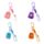 Llavero con charm QuirKeys con Animales Adorables 