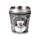 Vaso de Chupito Caballero Medieval Blanco