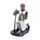 Figura Caballero Medieval arrodillado con espada y casco