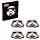 Set de 4 Posavasos Soldado Imperial/The Original Stormtrooper