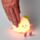 Lámpara de noche LED con forma de Melocotón Foodiemals con Luz Nocturna y Soporte para Móvil