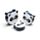 Set de 3 Fiambreras Táper  S/M/L  Panda Adoramals 