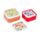 Set de 3 Fiambreras Táper Tulips Tulipanes S/M/L