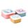 Set de 3 Fiambreras Táper Infantiles S/M/L Unicornio Mágico