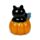 Bálsamo Labial con forma de Calabaza y Gato Spooky Espeluznante