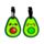 Set de 2 Etiquetas de Equipaje de PVC Aguacate Foodiemals