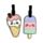 Set de 2 Etiquetas de Equipaje de PVC Helado y Polo Foodiemals