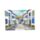 Imán de Souvenir de la Costa Calle con Casas Pintadas 