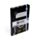 Libreta A5 de Papel Reciclado a Rayas Gato Negro Lucky the Black Cat