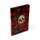 Libreta A5 de Papel Reciclado a Rayas Calaveras y Rosas