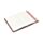 Libreta A5 de Papel Reciclado a Rayas Calaveras y Rosas