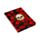 Libreta A5 de Papel Reciclado a Rayas Calaveras y Rosas