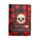 Libreta A5 de Papel Reciclado a Rayas Calaveras y Rosas