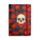 Libreta A5 de Papel Reciclado a Rayas Calaveras y Rosas