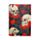 Libreta A5 de Papel Reciclado a Rayas Calaveras y Rosas