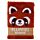 Libreta Peluda - Panda Rojo Animales Adorables Adoramals - Tamaño A5