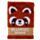 Libreta Peluda - Panda Rojo Animales Adorables Adoramals - Tamaño A5