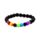 Pulsera de Chakra y Piedras de Lava