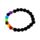 Pulsera de Chakra y Piedras de Lava
