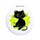 Espejo de Bolsillo Lucky El Gato Negro 