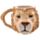 Taza de Cerámica 3D con Forma Cabeza de León
