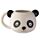 Taza de Cerámica 3D con Forma Oso Panda Animales Adorables Adoramals