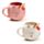 Taza Cerámica 3D con Forma Unicornio Arcoíris Rosa y Blanco