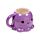 Taza de Cerámica 3D con Forma Pulpo Animales Adorables Adoramals