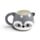 Taza de Cerámica 3D con Forma Cabeza de Mapache Adoramals