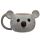 Taza de Cerámica 3D con Forma Cabeza de Koala Adoramals