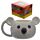 Taza de Cerámica 3D con Forma Cabeza de Koala Adoramals