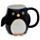 Taza de Cerámica 3D con Forma Pingüino Huddle