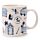 Taza de Porcelana Caravana VW Volkswagen T1 Camper Explora