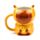 Taza de Cerámica 3d con Forma de Capibara